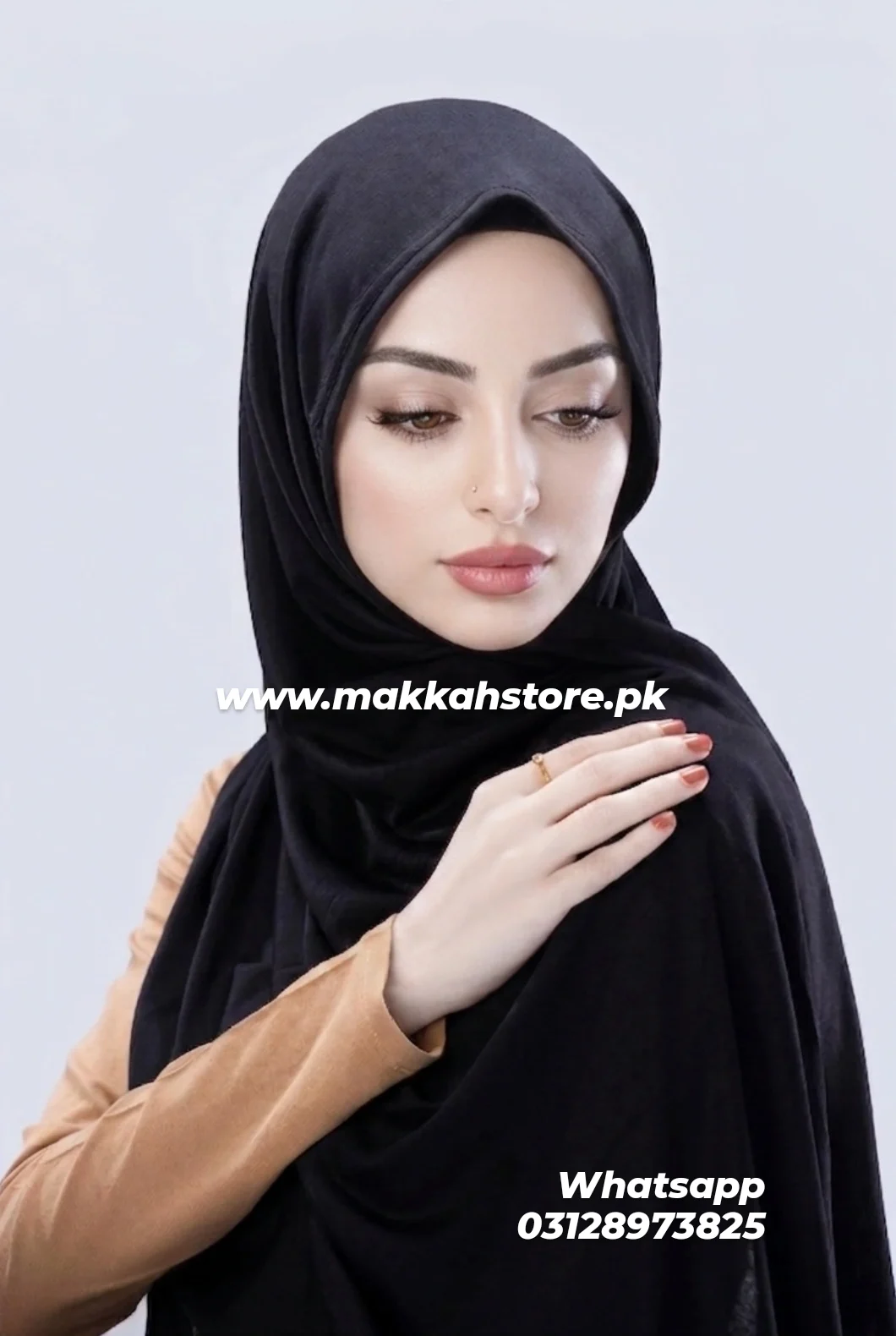 BLACK JERSEY HIJAB